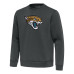 Jacksonville Jaguars Antigua Pewter Relevant Lightweight Pullover Sweatshirt