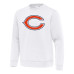Свитшот Chicago Bears Antigua White Relevant Lightweight Pullover