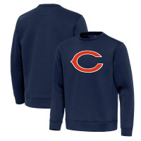 Свитшот Chicago Bears Antigua Navy Relevant Lightweight Pullover