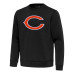 Свитшот Chicago Bears Antigua Black Relevant Lightweight Pullover