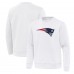 New England Patriots Antigua White Relevant Lightweight Pullover Sweatshirt New England Patriots Antigua White Relevant Lightweight Pullover Sweatshirt