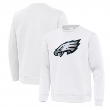 Свитшот Philadelphia Eagles Antigua Relevant Lightweight - White