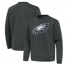 Свитшот Philadelphia Eagles Antigua Relevant Lightweight - Pewter