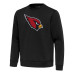Свитшот Arizona Cardinals Antigua Black Relevant Lightweight Pullover