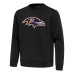 Свитшот Baltimore Ravens Antigua Black Relevant Lightweight Pullover