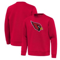 Arizona Cardinals Antigua Red Relevant Lightweight Pullover Sweatshirt