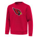 Свитшот Arizona Cardinals Antigua Red Relevant Lightweight Pullover