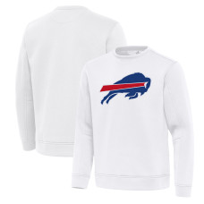 Свитшот Buffalo Bills Antigua White Relevant Lightweight Pullover