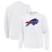 Свитшот Buffalo Bills Antigua White Relevant Lightweight Pullover Свитшот Buffalo Bills Antigua White Relevant Lightweight Pullover