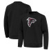Свитшот Atlanta Falcons Antigua Black Relevant Lightweight Pullover Свитшот Atlanta Falcons Antigua Black Relevant Lightweight Pullover