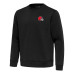 Свитшот Cleveland Browns Antigua Black Relevant Lightweight Pullover