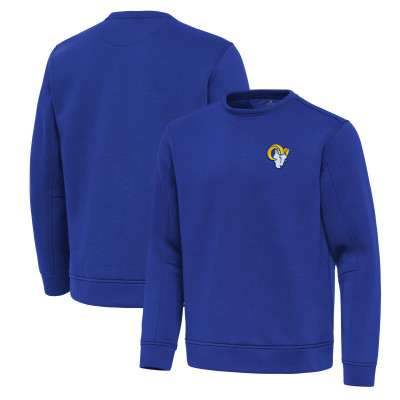Los Angeles Rams Antigua Relevant Lightweight Pullover Sweatshirt - Royal
