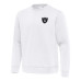 Las Vegas Raiders Antigua White Relevant Lightweight Pullover Sweatshirt