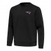 New England Patriots Antigua Black Relevant Lightweight Pullover Sweatshirt