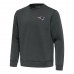 New England Patriots Antigua Pewter Relevant Lightweight Pullover Sweatshirt