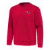 New England Patriots Antigua Red Relevant Lightweight Pullover Sweatshirt