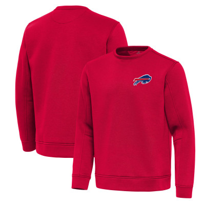 Свитшот Buffalo Bills Antigua Red Relevant Lightweight Pullover