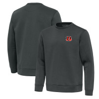 Свитшот Cincinnati Bengals Antigua Pewter Relevant Lightweight Pullover