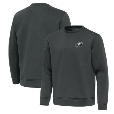 Свитшот Philadelphia Eagles Antigua Relevant Lightweight - Pewter