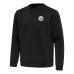 Свитшот Pittsburgh Steelers Antigua Black Relevant Lightweight Pullover