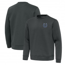 Indianapolis Colts Antigua Pewter Relevant Lightweight Pullover Sweatshirt