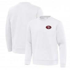 San Francisco 49ers Antigua White Relevant Lightweight Pullover Sweatshirt San Francisco 49ers Antigua White Relevant Lightweight Pullover Sweatshirt