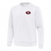 San Francisco 49ers Antigua White Relevant Lightweight Pullover Sweatshirt