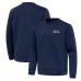 Seattle Seahawks Antigua Navy Relevant Lightweight Pullover Sweatshirt