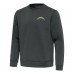 Los Angeles Chargers Antigua Pewter Relevant Lightweight Pullover Sweatshirt
