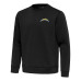 Los Angeles Chargers Antigua Black Relevant Lightweight Pullover Sweatshirt