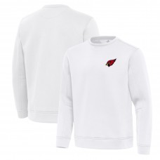 Arizona Cardinals Antigua White Relevant Lightweight Pullover Sweatshirt