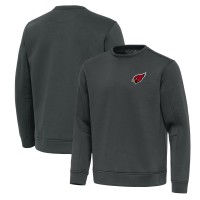 Arizona Cardinals Antigua Pewter Relevant Lightweight Pullover Sweatshirt