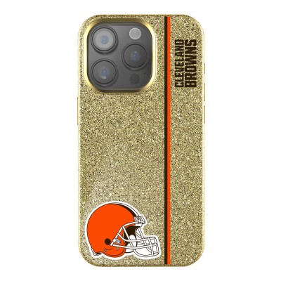 Cleveland Browns Keyscaper Gold iPhone Bling Case