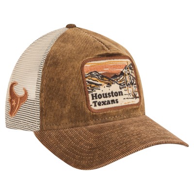 Бейсболка Houston Texans New Era Brown/Cream Vintage Landscape 9TWENTY A-Frame