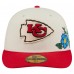 Бейсболка Kansas City Chiefs New Era Cream/Red Tonal Floral 59FIFTY