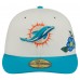 Бейсболка Miami Dolphins New Era Cream/Aqua Tonal Floral 59FIFTY