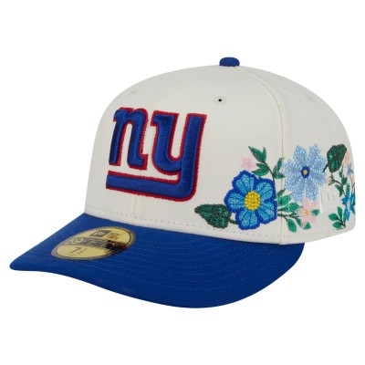 Бейсболка New York Giants New Era Cream/Royal Tonal Floral 59FIFTY