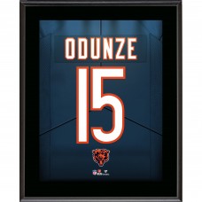 Rome Odunze Chicago Bears Fanatics Authentic 10.5 x 13 Jersey Number Sublimated Player Plaque