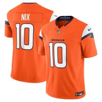 Джерси Denver Broncos Bo Nix Nike Orange Vapor F.U.S.E. Limited