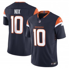 Джерси Denver Broncos Bo Nix Nike Navy Alternate Vapor F.U.S.E. Limited
