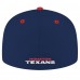 Бейсболка Houston Texans New Era Navy/Red Flipside Two-Tone 59FIFTY