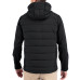 Куртка Cleveland Browns Cutter & Buck Black Evoke Hybrid Eco Softshell Recycled Full-Zip Hooded