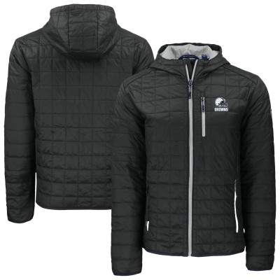 Куртка Cleveland Browns Cutter & Buck Black Rainier Primaloft Eco