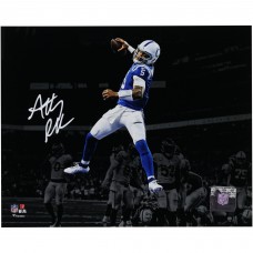 Anthony Richardson Indianapolis Colts Autographed Fanatics Authentic 8 x 10 Spike Celebration Spotlight Photograph
