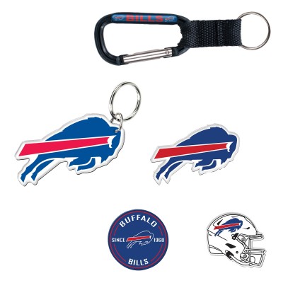 Buffalo Bills WinCraft 5-Pack Key Ring and Fridge Magnet Set