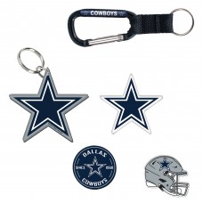 Dallas Cowboys WinCraft 5-Pack Key Ring and Fridge Magnet Set