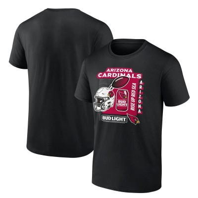 Arizona Cardinals Black Bud Light T-Shirt