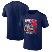 New England Patriots Navy Bud Light T-Shirt