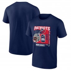 New England Patriots Navy Bud Light T-Shirt