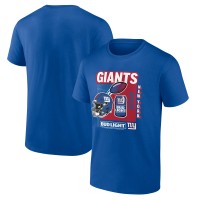 New York Giants Royal Bud Light T-Shirt
